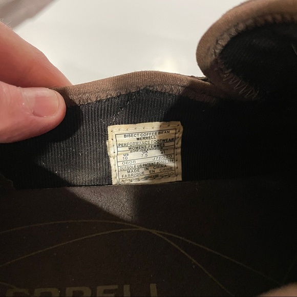 Merrell‎ Bisect Coffee Bean Brown Suede Slip On Shoes Size 10 - Picture 10 of 10